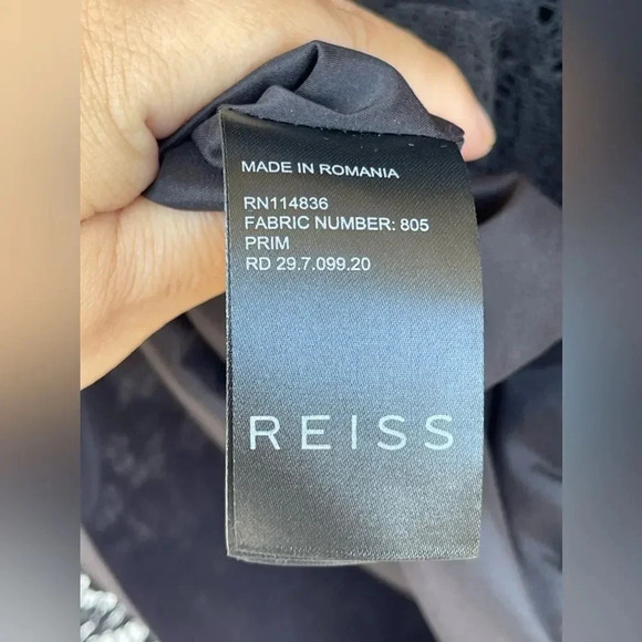 REISS Prim Lace Dress size 6 - Picture 11 of 16